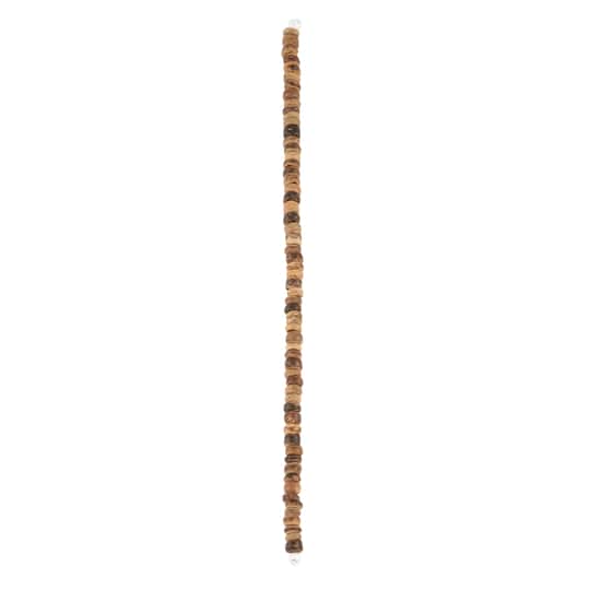 12 Pack: Light Brown Wood Coconut Wood Heishi Beads, 5mm by Bead Landing™